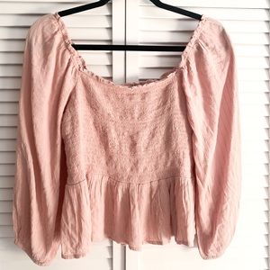 Soft pink top